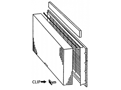 BONAIRE CELDEK RETAINING CLIP (SUIT 75mm CELDEK)