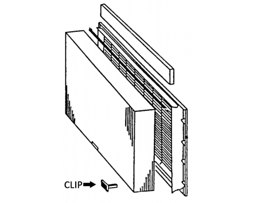BONAIRE CELDEK RETAINING CLIP (SUIT 75mm CELDEK)
