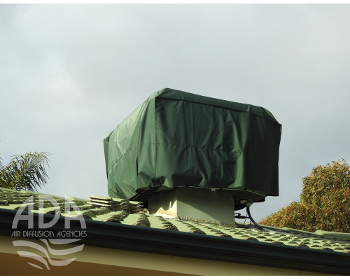 winter cover-green-on-roof
